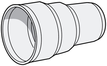 Pāreja iekštelpu kanalizācijai Uponor, 110 mm x 100 mm