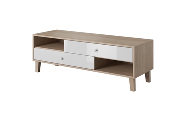 TV-laud Idzczak Meble Sonata 07 Sonoma Oak/White, 1500x490x550 mm