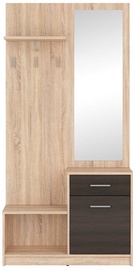 Black Red White Halway Unit Nepo Sonoma Oak/Wenge