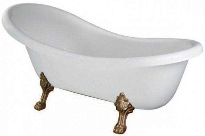 Ванна, свободно устанавливаемая Besco Retro Otylia 170, 170 см x 77 см x 71 см, овальная