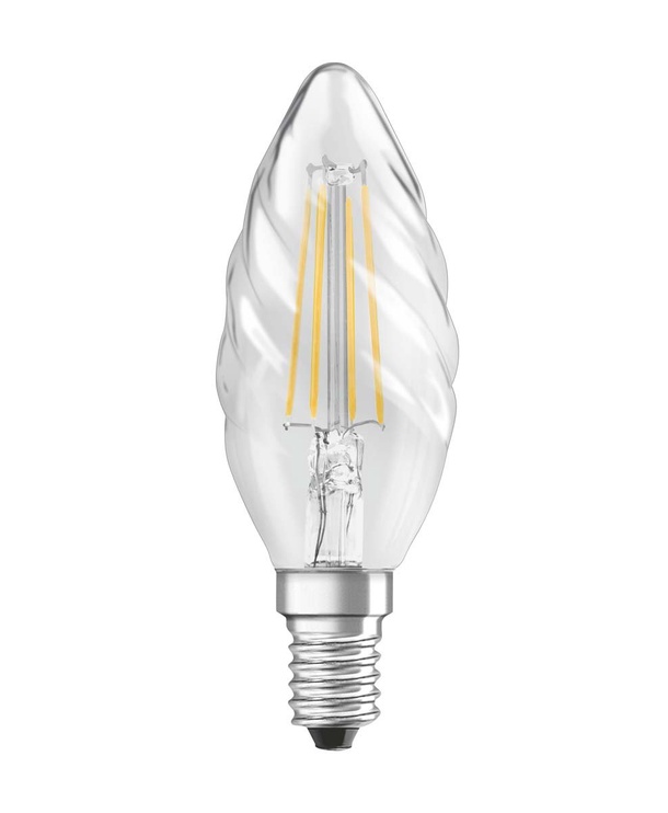 Spuldze Osram LED, B40, balta, E14, 4 W, 470 lm