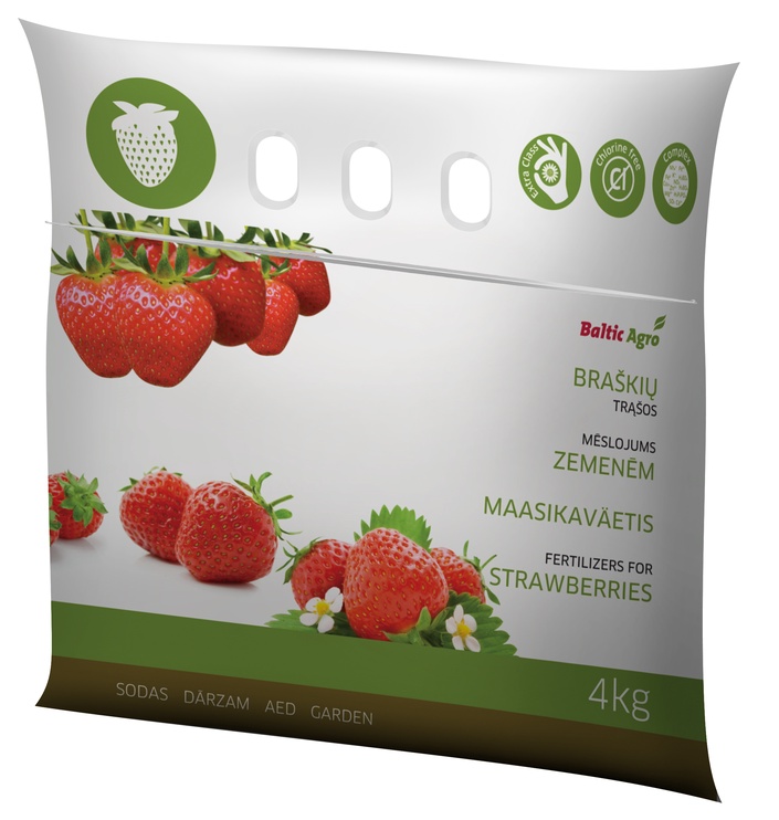 Väetis maasikatele Baltic Agro, graanulid, 4 kg