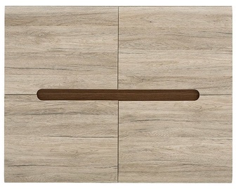 Komoda Black Red White Azteca Trio SFK4D San Remo Oak