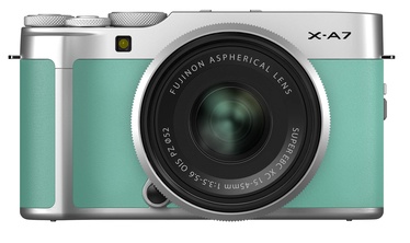 Fujifilm X-A7 + XC 15-45mm F3.5-5.6 OIS PZ Mint Green