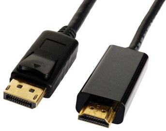 Laidas Brackton DisplayPort Male - HDMI Male Displayport, HDMI male, 1.5 m, juoda