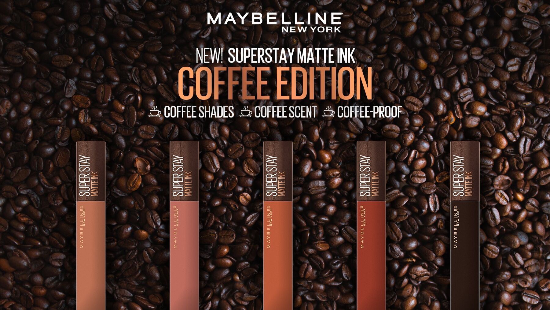 maybelline coffee edition shades