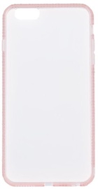Beeyo Diamond Frame Back Case For Apple iPhone 6 Plus/6s Plus Transparent/Pink