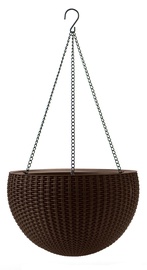 Puķu pods Keter Hanging Sphere Planter Dark Brown