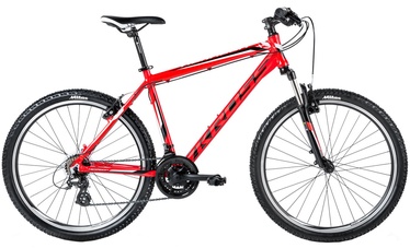 Dviratis Kross Hexagon X2 M 26" Black White Red 17