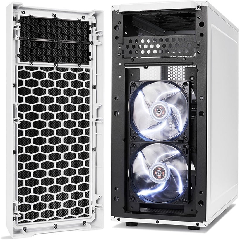 Fractal Design Focus G Mid Tower Atx White Fd Ca Focus Bk W Krauta Ee