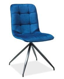 Стул для столовой Signal Meble Texo Velvet Blue, 1 шт.