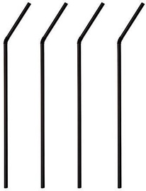 Papstar Straws H24cm 1000Pcs Black