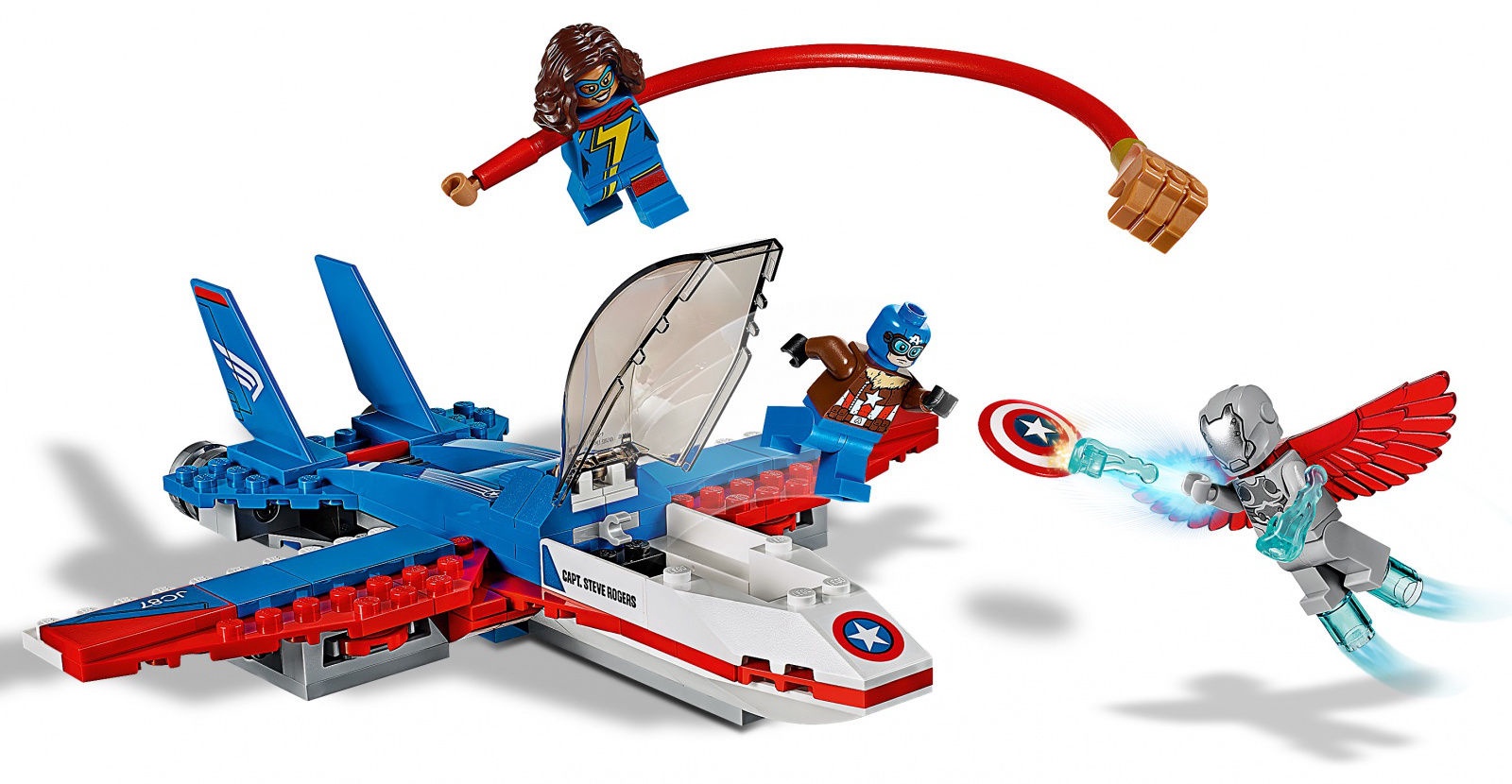 lego 76076 marvel super heroes captain america jet pursuit