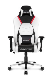 Игровое кресло AKRacing Masters Premium, белый/черный