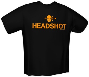 T-krekls GamersWear Headshot T-Shirt Black XL