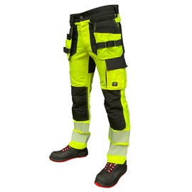 Брюки Pesso Uranus Flexpro, черный/желтый, C52