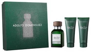 Набор для мужчин Adolfo Dominguez Agua Fresca Vetiver 120 ml EDT + 75 ml Aftershave Balm + 75 ml Shower Gel