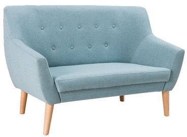 Dīvāns Signal Meble Nordic 2 Savana 72 Blue, 136 x 75 x 90 cm