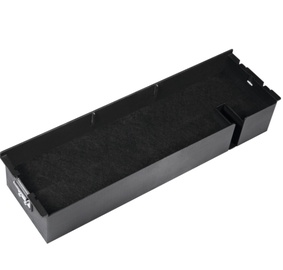Söefilter Electrolux MCFE18, must, 112 mm x 372 mm x 73 mm