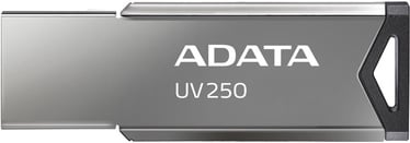 USB atmintinė Adata UV250, sidabro, 32 GB