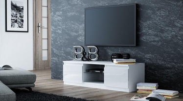 TV galds Top E Shop Malwa 140, balta, 140 cm x 40 cm x 36 cm