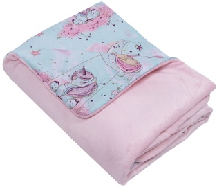 Mamandu Minky Blanket Unicorns On The Moon 75x100cm