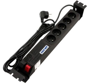 HSK Data Surge Protector 5 Outlet 3m Black