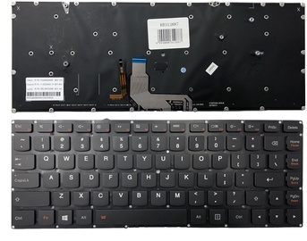 Klaviatuur Lenovo, must, juhtmeta