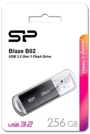 USB zibatmiņa Silicon Power Blaze B02, melna, 256 GB