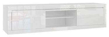 TV galds Tuckano Sparkle, balta, 1800x400x900 mm