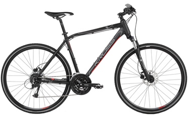 Dviratis Kross Evado 5.0 XL 28" Black Red Matte 18