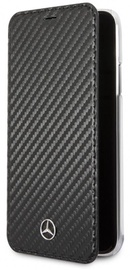 Mercedes Dynamic Book Case For Apple iPhone XR Black