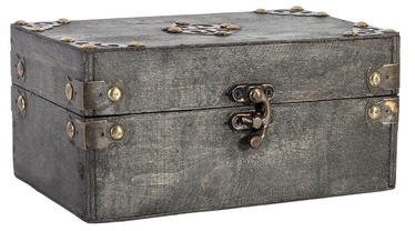 Home4you Chest BAO-2 20x11x9cm Antique Gray