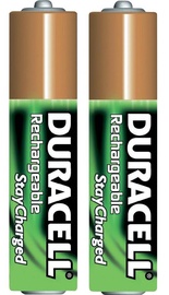 Uzlādējamās baterijas Duracell, AA, 2400 mAh, 2 gab.