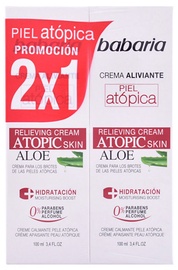 Babaria Atopic Skin Relieving Cream With Aloe Vera 2 x 100ml