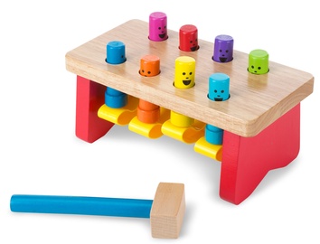 Melissa & Doug Deluxe Pounding Bench Toddler Toy 14490
