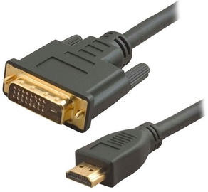 Sharkoon HDMI To DVI-D 24+1 Adapter 3m Black