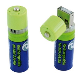 Uzlādējamās baterijas EnerGenie, AA, 1500 mAh, 2 gab.