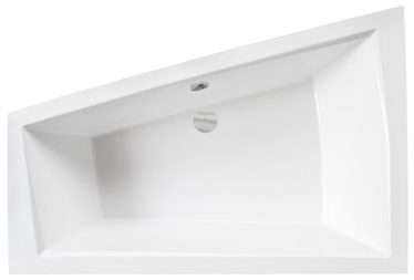 Ванна Besco Intima Duo Slim Left 170, 1700 мм x 1250 мм x 415 мм, левосторонняя