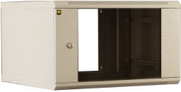 Серверный шкаф Netrack Wall Cabinet 10'' 9U/300 mm Glass Grey