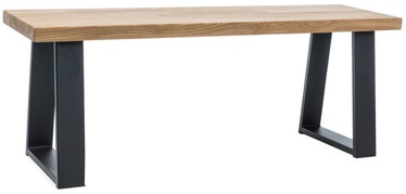 Signal Meble Table Ronaldo Oak/Black 120x35cm