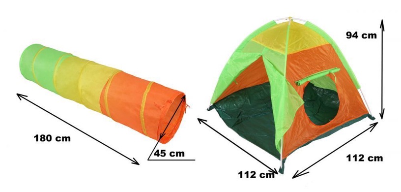 Bērnu telts iPlay, 112 cm x 94 cm
