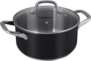 Lamart Casserole With Lid LT1149 5.5l Black
