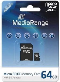 Atmiņas karte MediaRange MediaRange, 64 GB