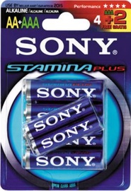 Sony Alkaline Battery AA x 4/AAA x 2