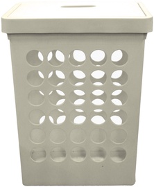 Plast Team Springfield Laundry Basket Rectangular White 45L