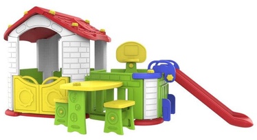 Big House With Slide Red RA2192