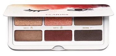 Akių šešėliai Clarins Ready in a Flash Eyes & Brows Palette, 7.6 g