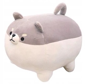 Mīkstā rotaļlieta Shiba Inu, pelēka