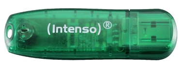 USB atmintinė Intenso Rainbow Green, USB 2.0, 8 GB